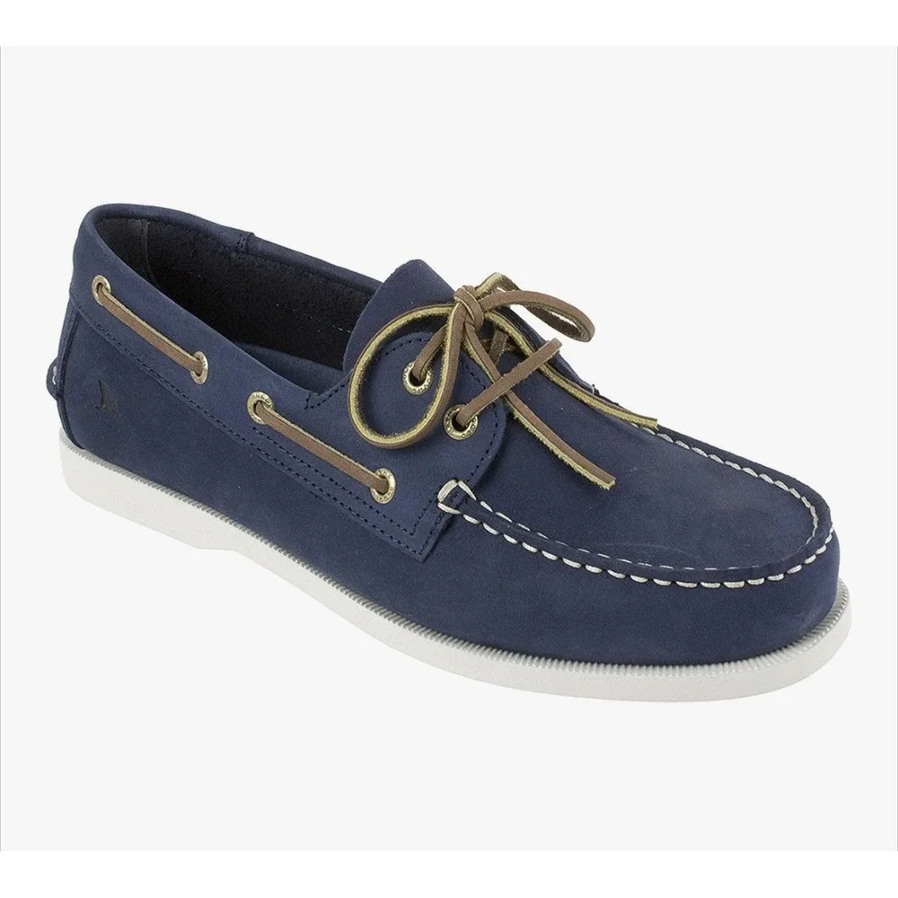 NEW Rugged Shark Men's Classic Boat Shoes, Genuine Leather size‎ 10.5